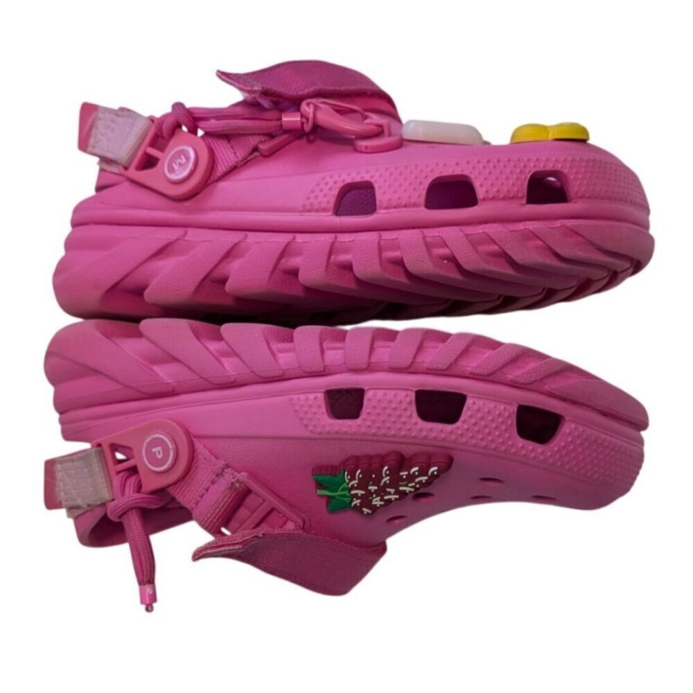 Post Malone x Crocs Duet Max II Clog Electric Pink Women's 6 Men's 4 Limited - Picture 3 of 11